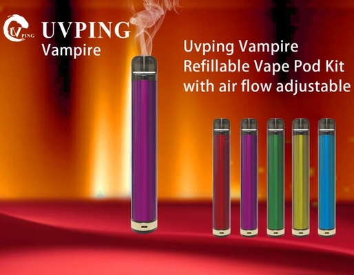 9-12W Magnetic Vape Pen 2ml Luồng khí có thể điều chỉnh Refillable Mesh Coil Vape